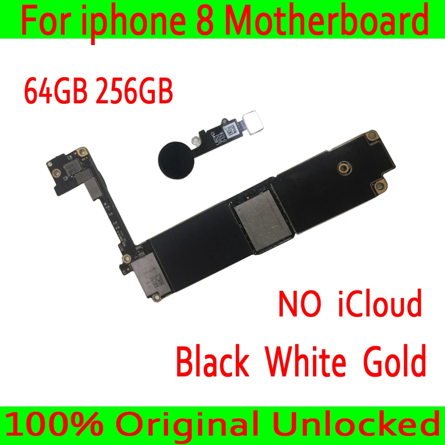 Хорошо протестированная материнская плата для iphone 8 64 Гб/256 ГБ 100% оригинальная