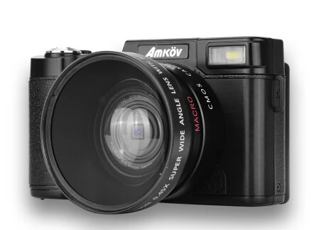 Amkov AMKR2 CDR2 24MP 1080P 4X цифровая камера видеокамера с 3 дюймовым поворотным TFT экраном 52