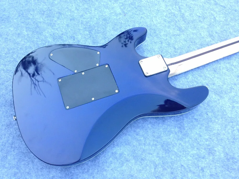 Фабрика Custom Shop индивидуальные OIP электрогитары SU-63 fr мост Crylic Pickguard AAA класс стеганый клен Топ