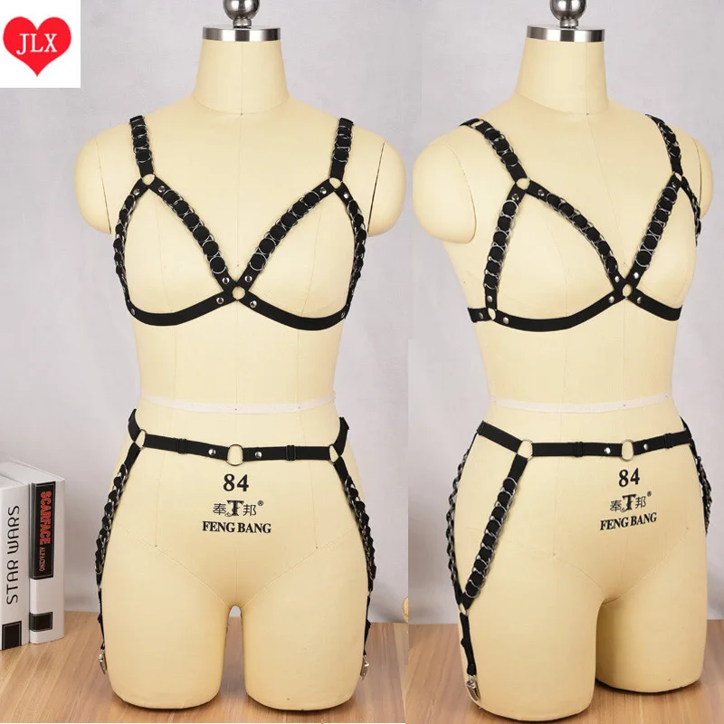 Соблазнительный костюм на Хэллоуин обвязка тело эластичное раньше открытая