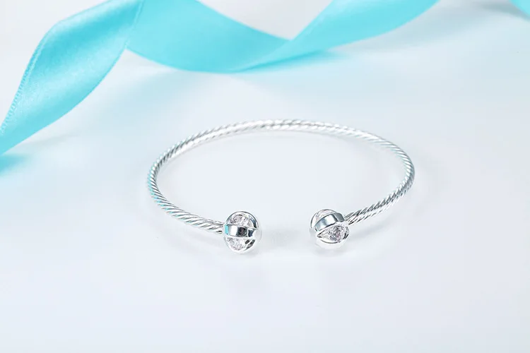 2017 Модные Ретро Браслет и Твист Инкрустированный Кристалл Циркония Провода