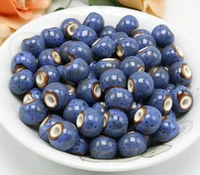 flower enamel purple beads spot ceramic beads 10mm vintage beads diy bracelet material wholesale 1475