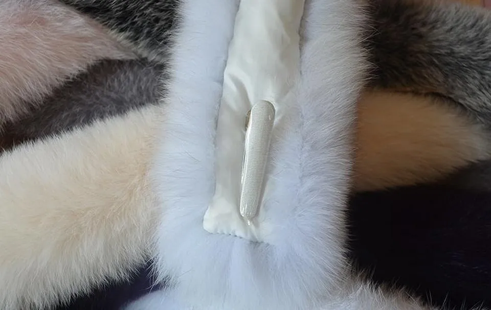 FXFURS шарф из натурального лисьего меха натуральный мех лисы меховой воротник кольцо глушитель женский меховой палантин шейный утеплитель 16 цветов
