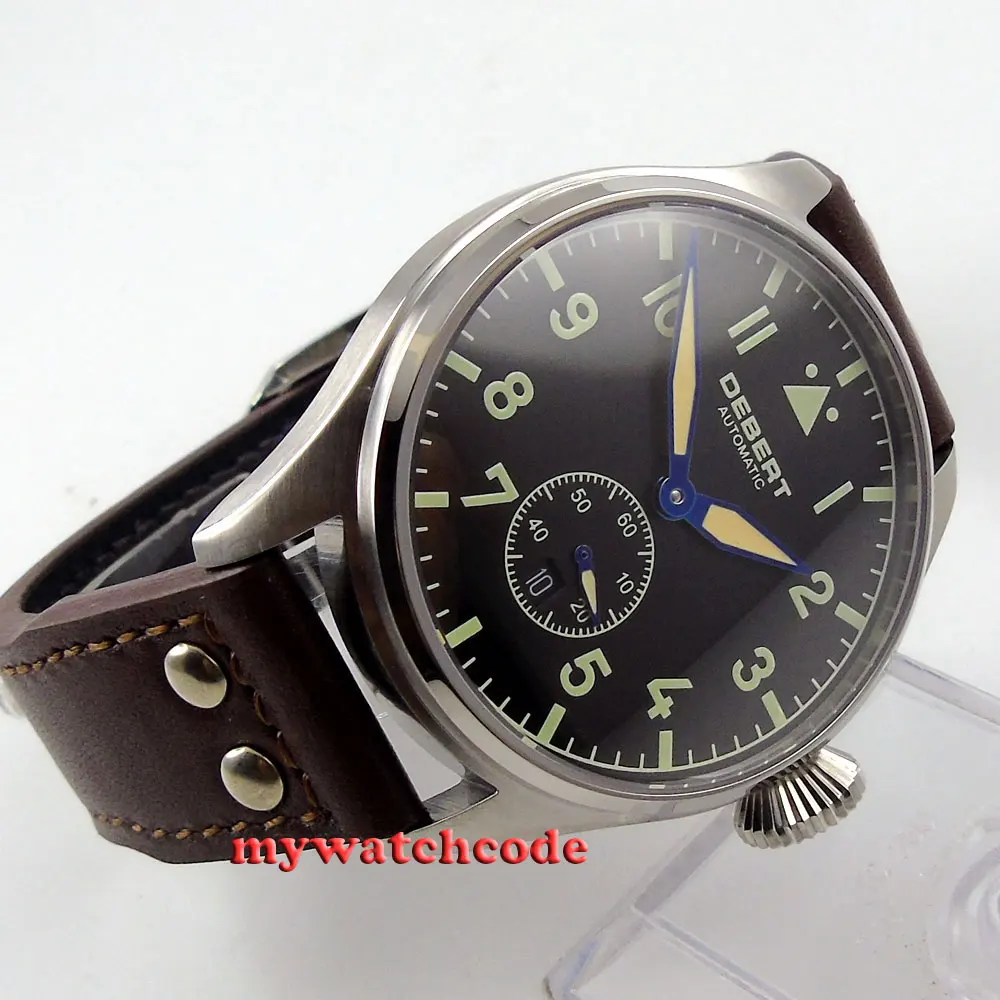 Автоматические Мужские и женские часы с сапфировым стеклом циферблатом 42 мм 14|glass