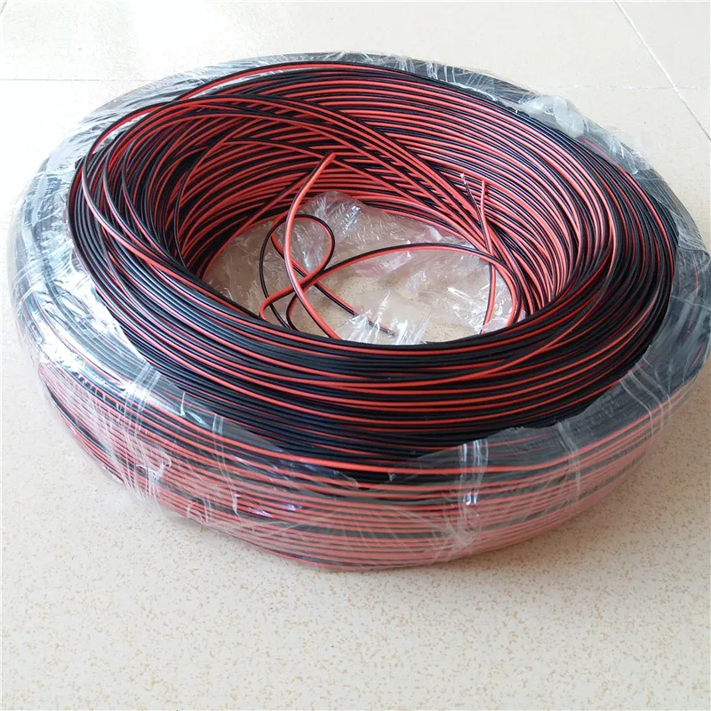 2 ядра 18/20/22/24/26AWG провод из луженой меди красной/черный UL2468 акустический кабель электрического провода аудио кабель усилитель разделитель