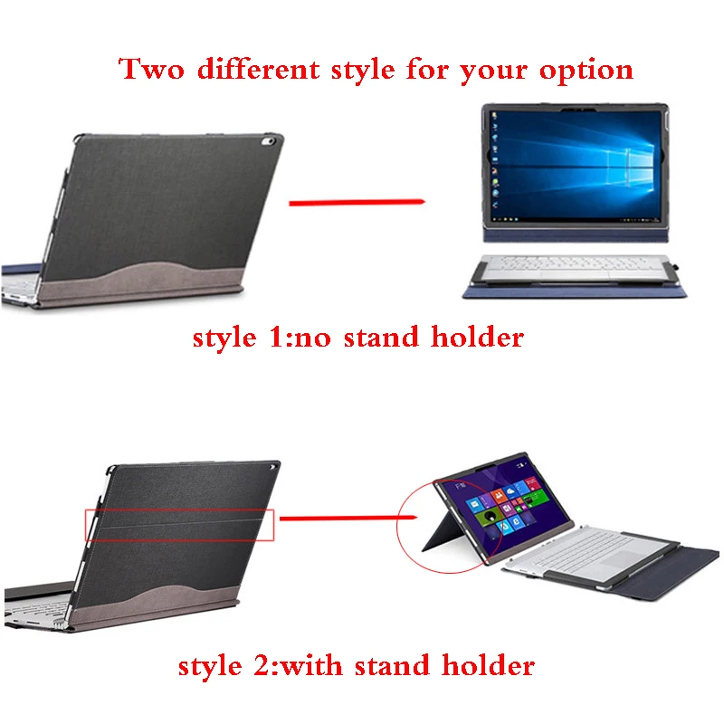 Съемный чехол подставка для ноутбука Microsoft Surface Book 2 13 5 15 дюймов планшета с