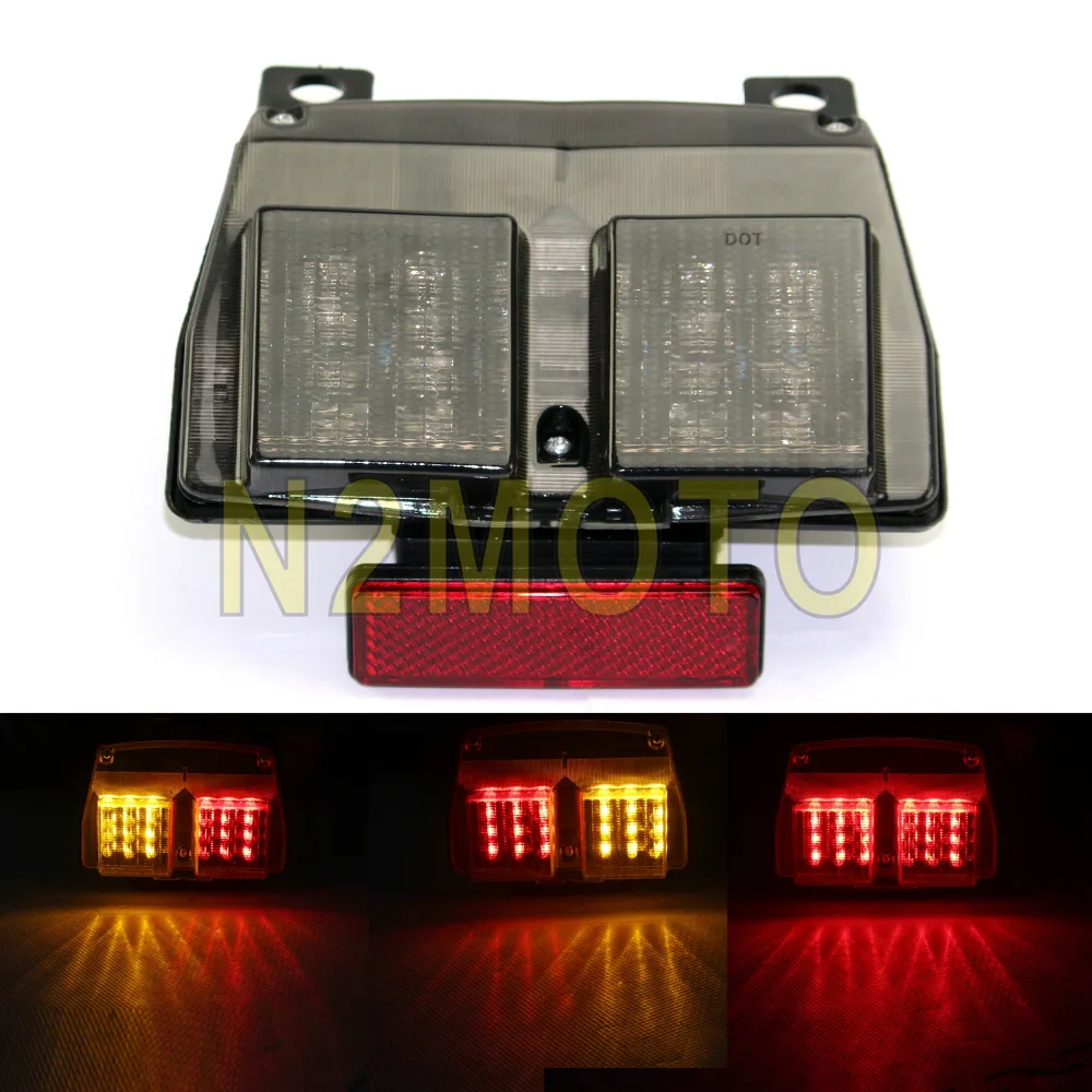 

Motocross Motorcycle LED Smoke Tail Brake Light Turn Signals Light For Ducati 748 1994-2003