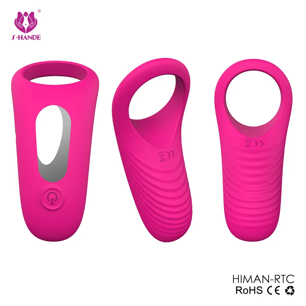 SHD-045 Soft Silicone Wireless Penis Rings Vibrator for Men Gay Adult Sex Toys Couple Cock Ring Chastity Belt | Красота и здоровье