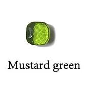 Mustard Green SLJELY Женская мода многоцветные граненые Кристальные конфеты квадратные серьги серебро роза золотой цвет цирконий камни капли воды серьги - Окраска металла: Mustard Green