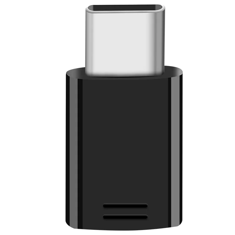 One black adapter Samsung Micro USB к Type C Конвертер Type-c кабель адаптер быстрое зарядное устройство Samsung Galaxy S8/S9 S 8 Plus/Note8 note9 - Цвет: One black adapter