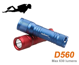 Светодиодный погружной светильник ORCATORCH D560 светодиодный CREE XML2 630lm для дайвинга с
