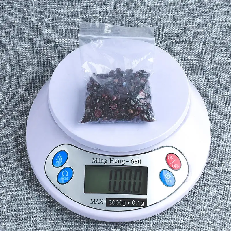 100g 100g с натуральным гранатом щебень минеральной нерегулярные чип шарик упал камень Исцеление reiki из кварца кристаллы домашний фонтан декор - Цвет: 100g