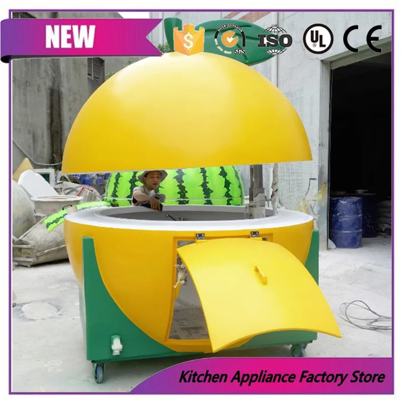 Attractive apperance fruit shape mobile food trailer ice cream koisk vending car for sale in Amercia | Бытовая техника