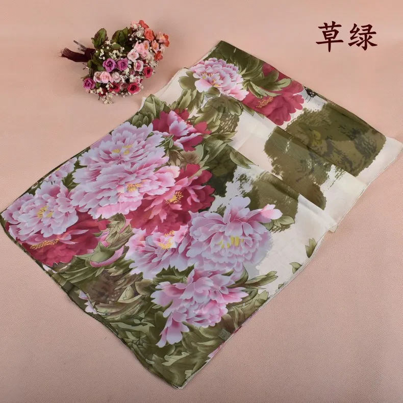 Шарфы женские в европейском и американском стиле имитация шелка английском шарф