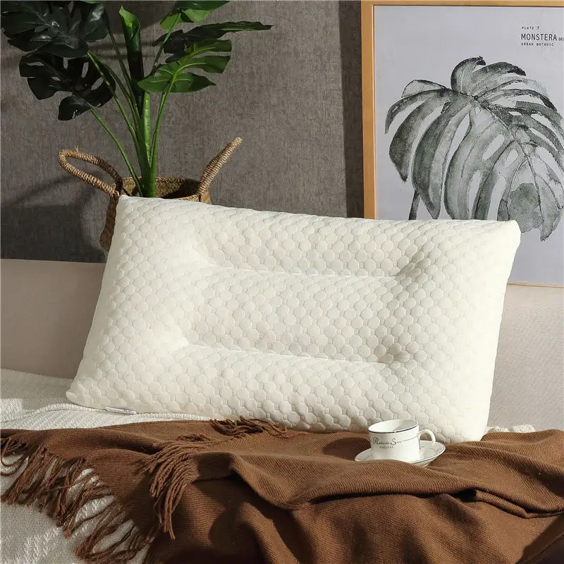 10 Puren Latex thailand Pure Natural Latex Pillow Remedial Neck Protect Vertebrae Health Care Orthopedic Pillow Slow Rebound - Color: 10