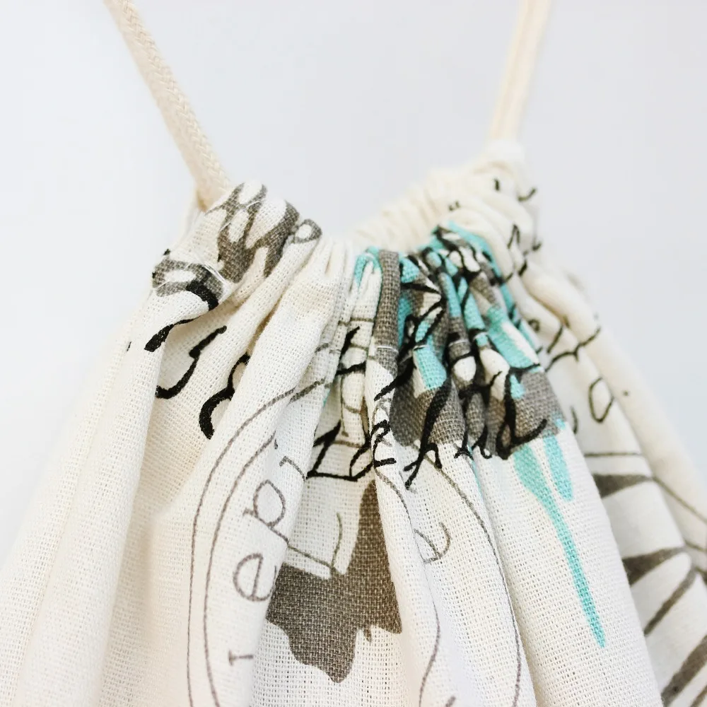 YILE/Новинка хлопковый холщовый рюкзак для девочек студенческий обувь путешествий