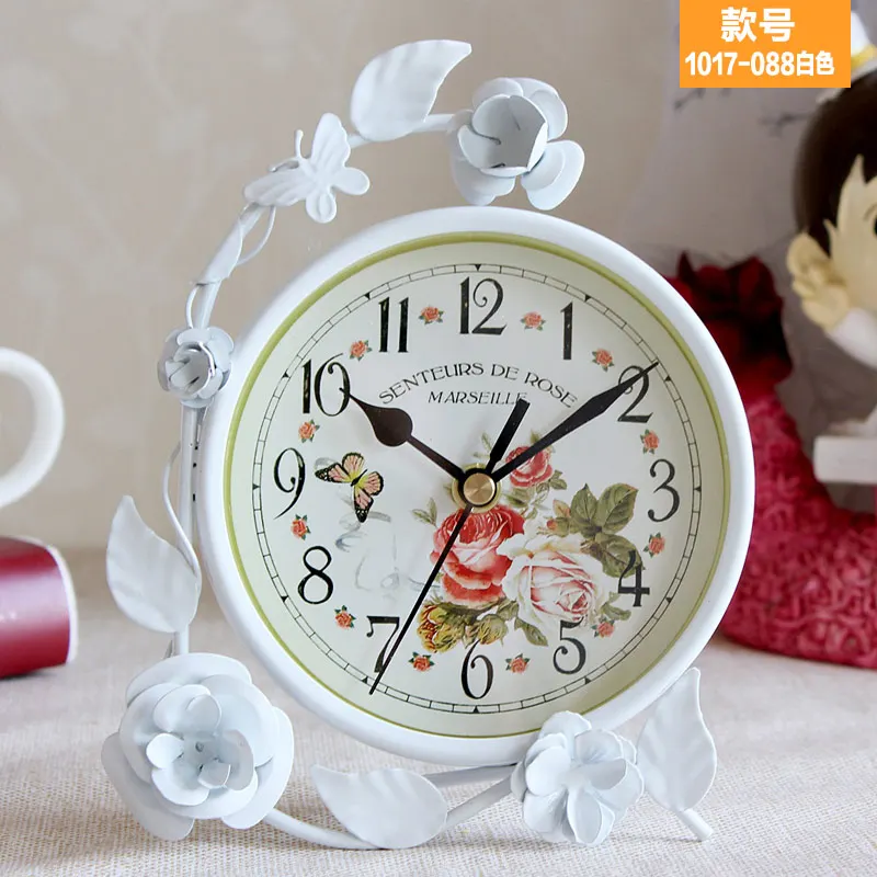 2018 новые автомобильные часы Reloj De Mesa украшения железные настольные круглые