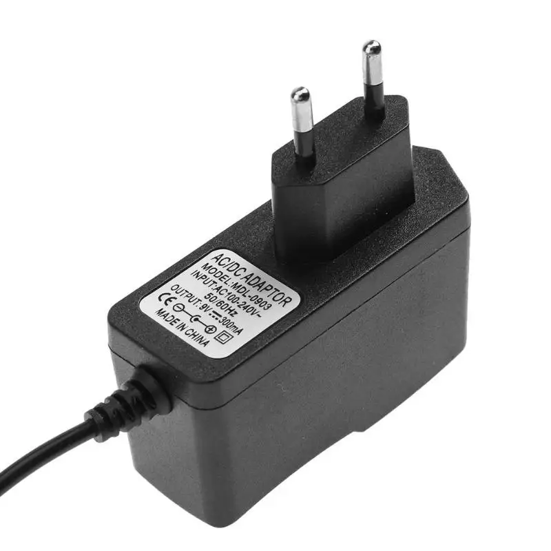EU/US/AU версия 9V 300mA 100V 240V AC к DC телефонная электронная шкала блок питания адаптер