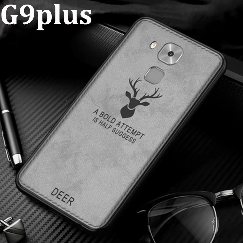 Чехол для Huawei G9 plus мягкий чехол телефона G9plus защитный G 9 ткань + ТПУ задняя