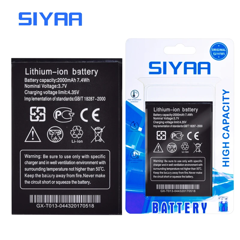 Оригинальный аккумулятор SIYAA W200 BL 06 08 W100 для THL W200S W200C T6S T6 Pro 2015 2015A W100S Li Ion BL08|mobile phone