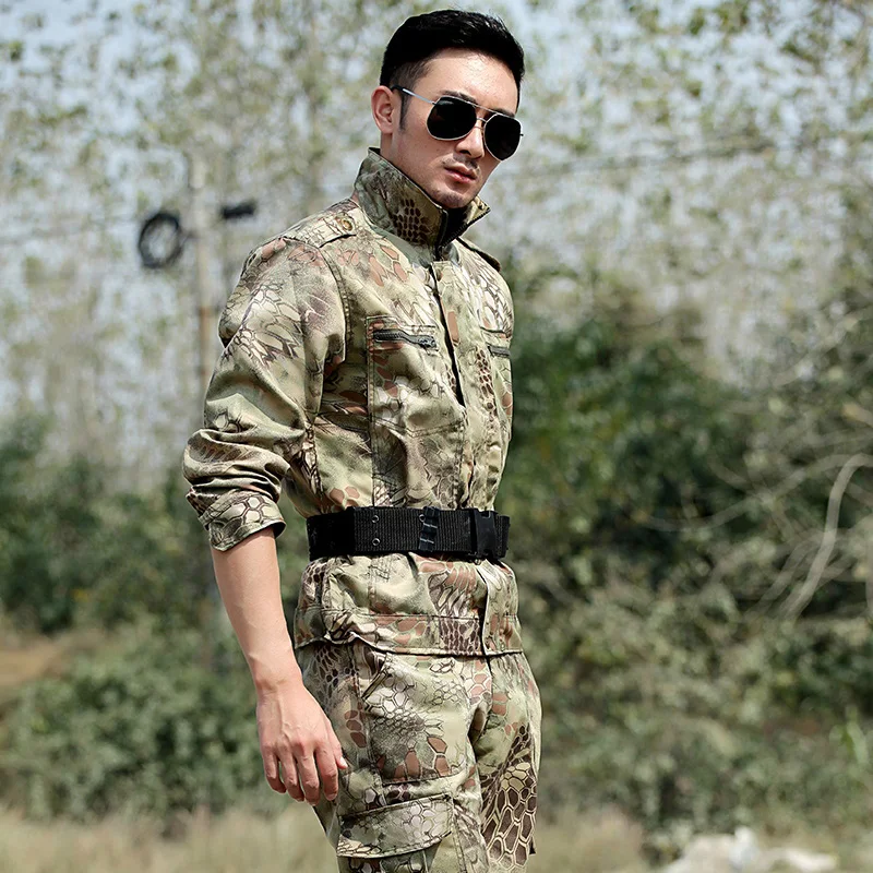 Uniforme Militar желтый питон Тактический костюм военная Униформа CS Для мужчин Tatico