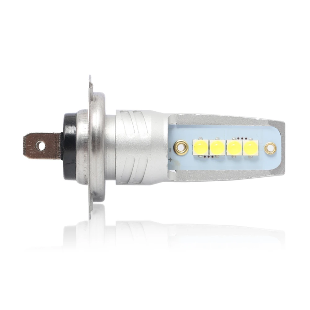 2 шт. 1600LM H7 светодиодный лампы 3535SMD супер яркие противотуманные фары Дневные Фары Светильник 6000K белый авто светодиодный Противотуманные огни 12V 24V Автомобильный светодиодный H7 лампы