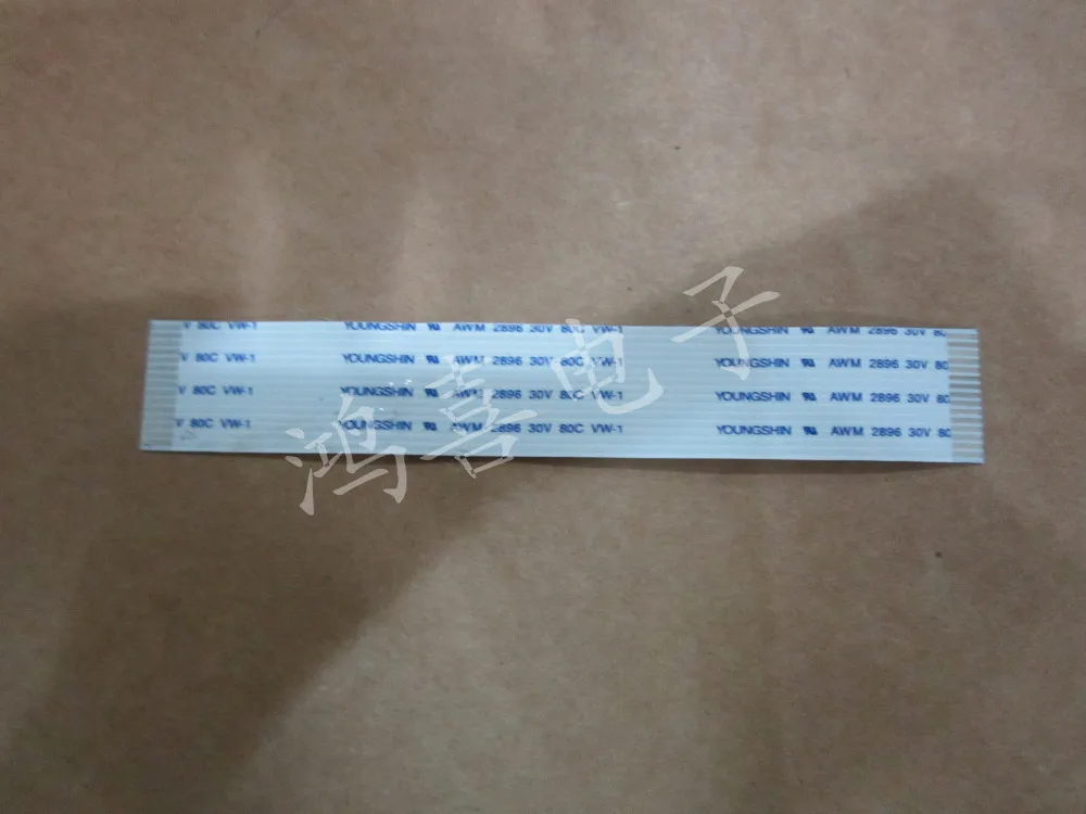 WZSM новый кабель FFC FPC 1 0 мм Шаг 15 Pin длина 50 80 100 150 200 Ширина 16 вперед AWM 20624 80C 60 в|awm 80c
