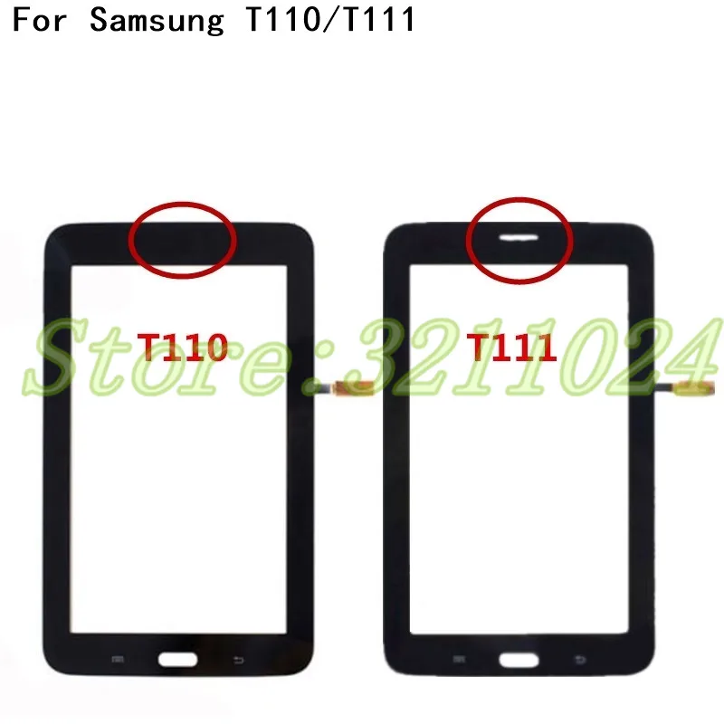 

Новинка для Samsung Galaxy Tab 3 Lite 7,0 SM-T110 SM-T111 T110 T111 сенсорный экран дигитайзер сенсор передняя внешняя стеклянная линза Панель