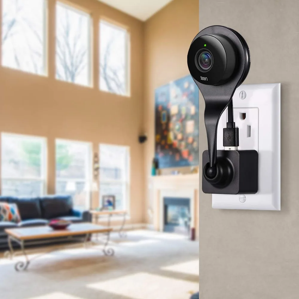 Розетка переменного тока с поворотом на 360 градусов для камер гнездышков и Dropcam PRO