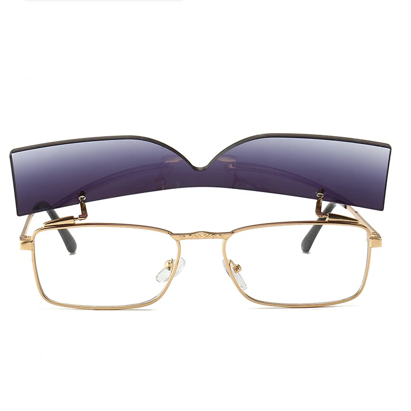 Солнцезащитные очки без оправы для мужчин и женщин брендовые дизайнерские