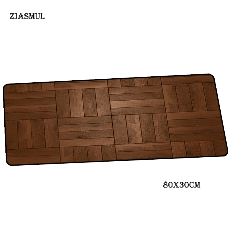 size 800x300x2mm Деревянный напольный коврик для мыши 800x300 мм, высококачественный коврик для мыши, коврик для мыши, игровой коврик для мыши, геймерский модный коврик для мыши с клавиатурой - Цвет: size 800x300x2mm