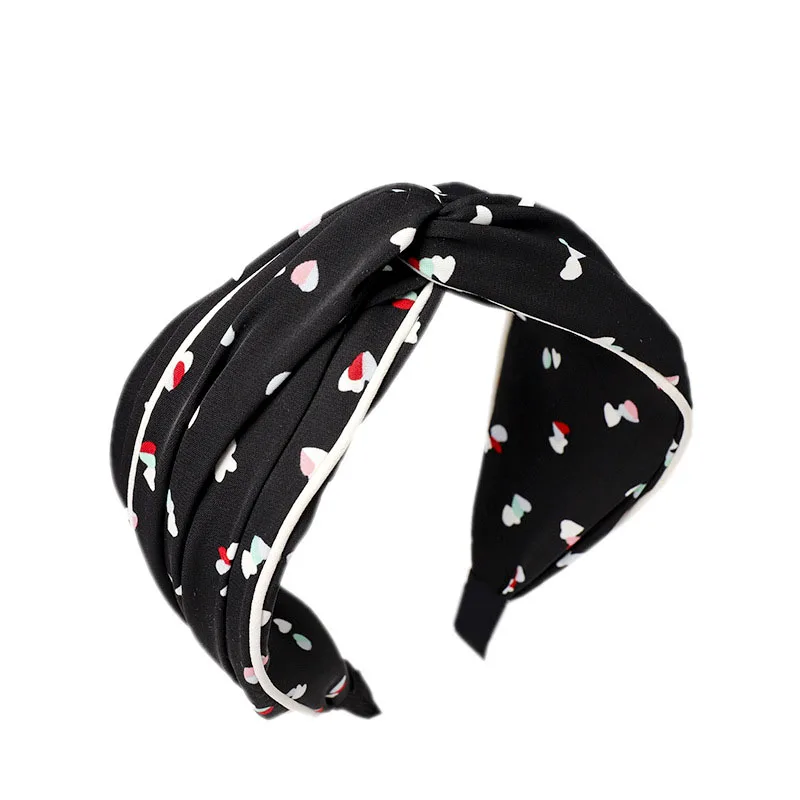 

Bohemian Satin Cross Wide Headband Hairband Hair Accessories Hair Jewelry