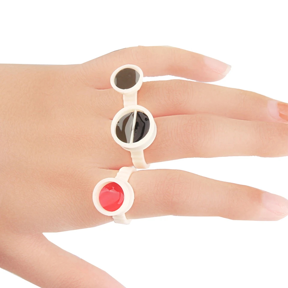 100 шт./лот одноразовые мягкие силиконовые эластичные татуировки пигментные