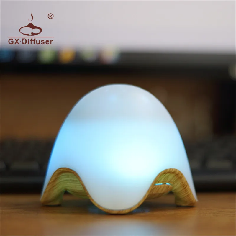 GX. Diffuser Egg Форма Красочный USB перезаряжаемый аккумулятор светодиодный ночник