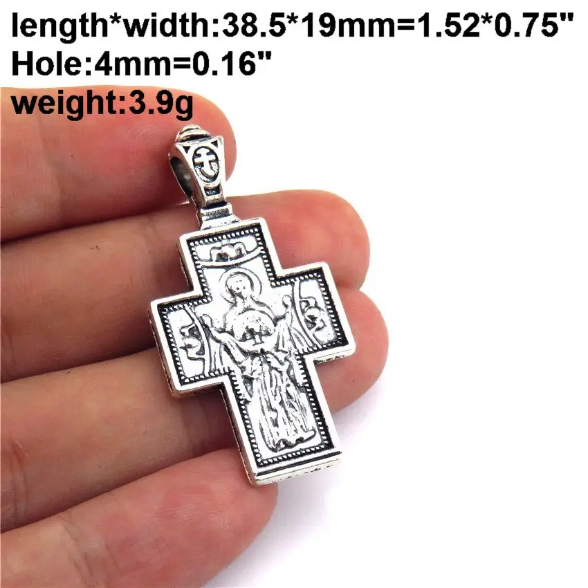 No39-2pcs 21714 Винтажный серебряный крест, крылья Иисуса, подвески, Подвески для изготовления ювелирных изделий, ручная работа, подвески, сделай сам, ожерелье, No25-48 - Окраска металла: No39-2pcs