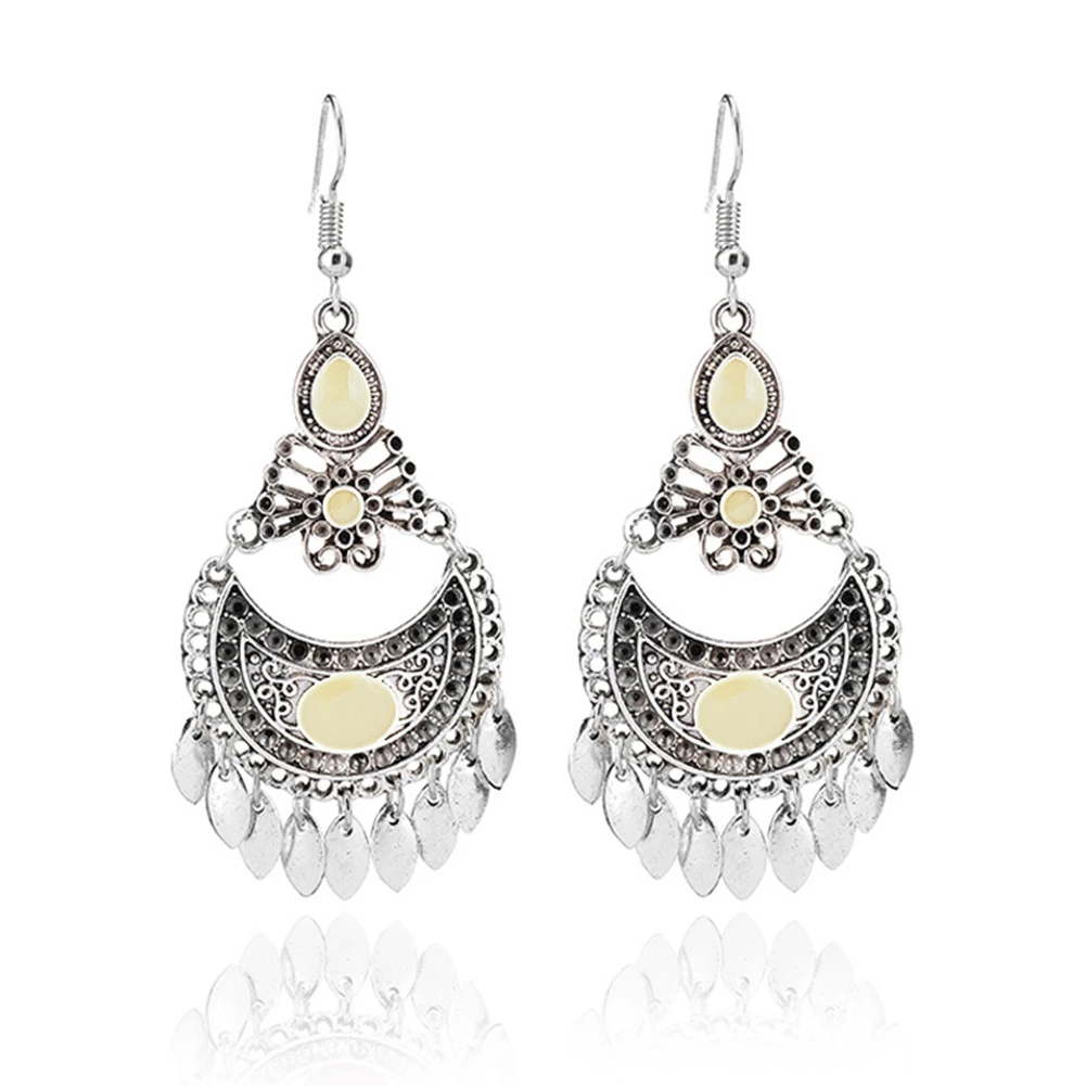 2020 New Fashion Women Dangle Hollow Charm Earrings Bohemia Wedding Jewelry Gift | Украшения и аксессуары