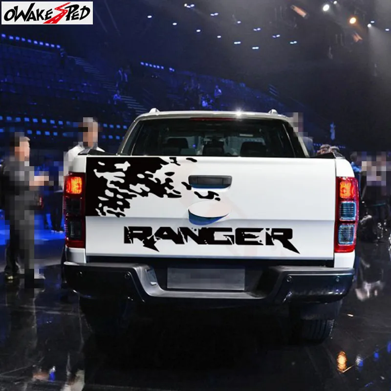 Наклейка для струйной укладки s Pickup декор для грузовиков наклейка для автомобиля задний ворот Защита от царапин Виниловая наклейка для Ford Range аксессуары