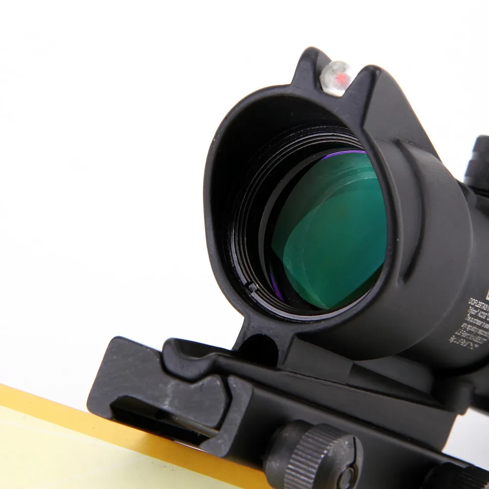 Тактический прицел Trijicon ACOG охотничий Мягкий Прицел 4X32 красный оптический черный