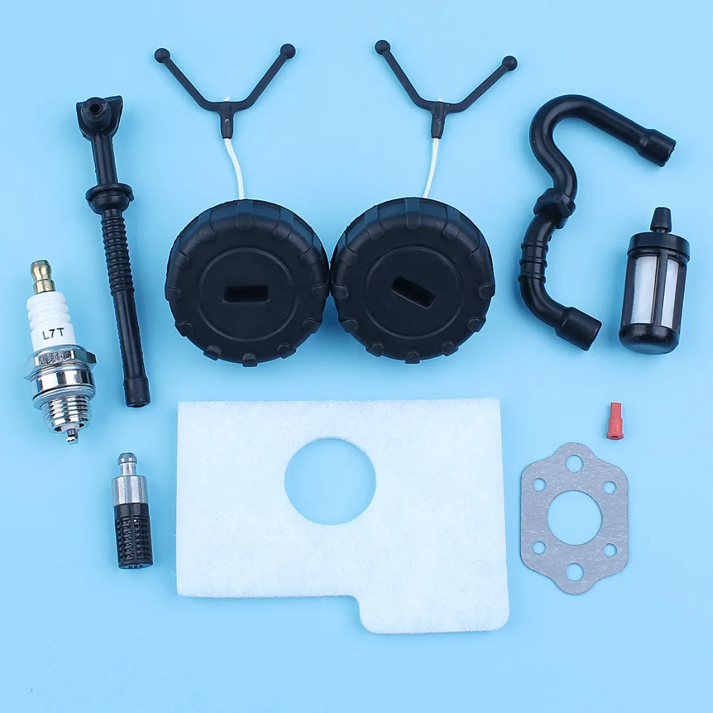 

Air Gas Fuel Oil Filter Line Cap Candle Spark Plug Tune Up Kit For Stihl 017 MS170 018 MS180 MS 170 180 Chainsaw Carb Gasket