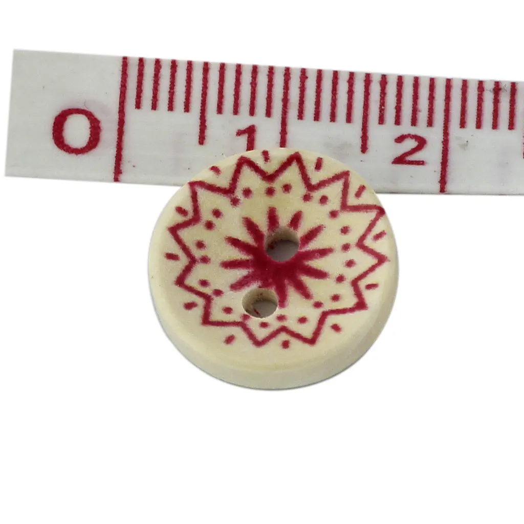 Новинка Лидер продаж 100 шт. цветные круглые деревянные пуговицы для шитья