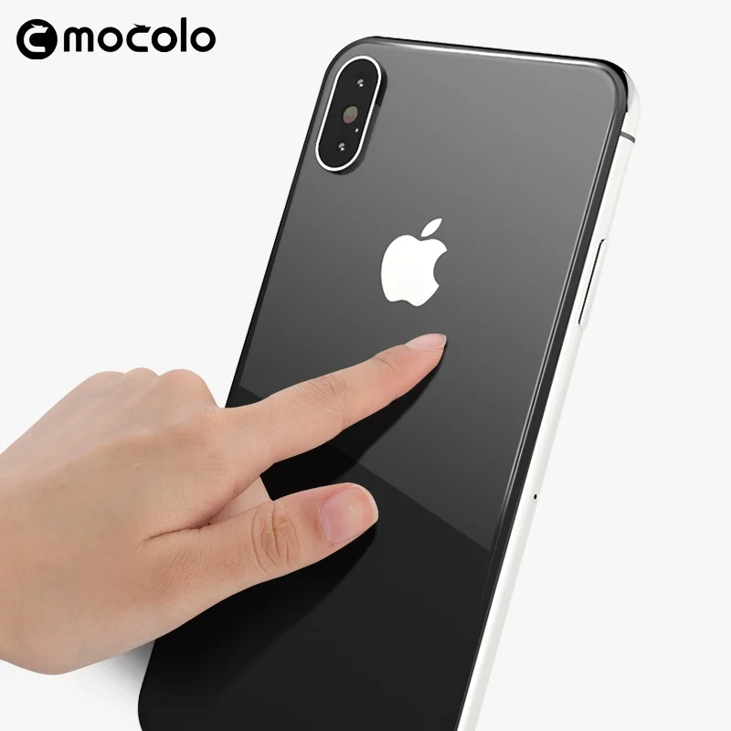 Mocolo 0.3 мм 3D шелковая печать закаленное Стекло Вернуться протектор для iPhone X |