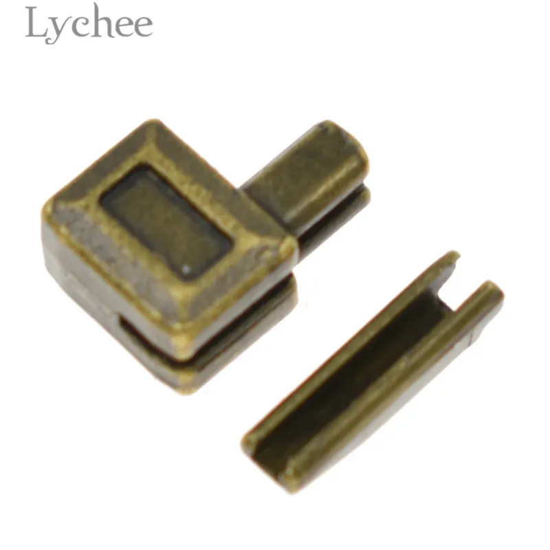 Lychee 10 наборов металлические ремонтные молнии стопор открытый конец молнии стопор DIY Швейные молнии аксессуары для одежды