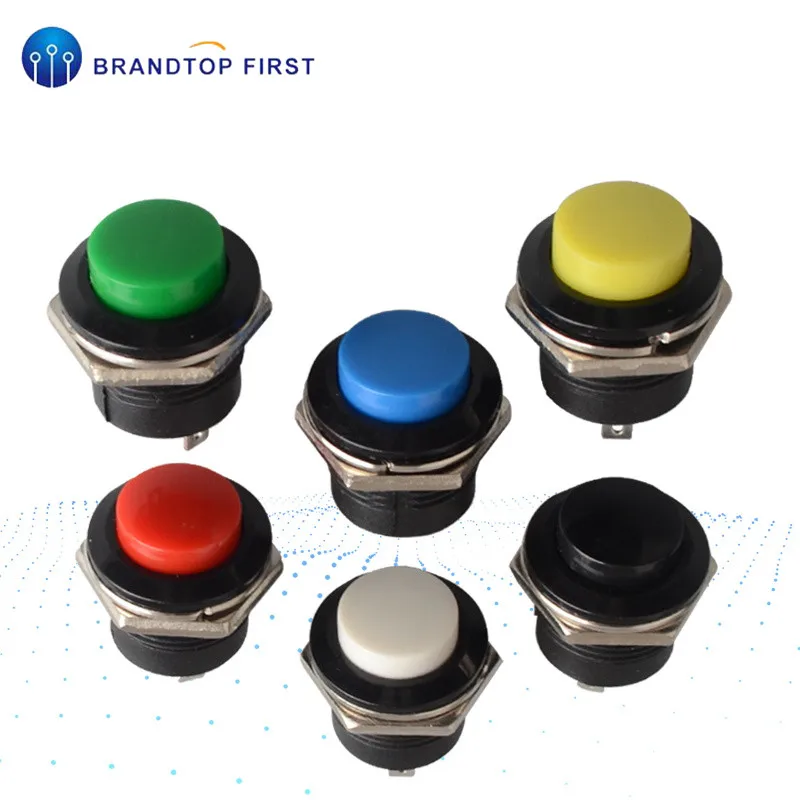 16 мм Мгновенный кнопочный переключатель R13 507|Выключатели| |