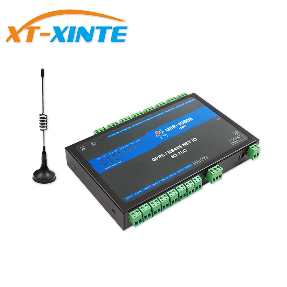 USR IO808 GR 8 полосный GPRS/GSM сетевой контроллер IO канальный выходной вход поддержка