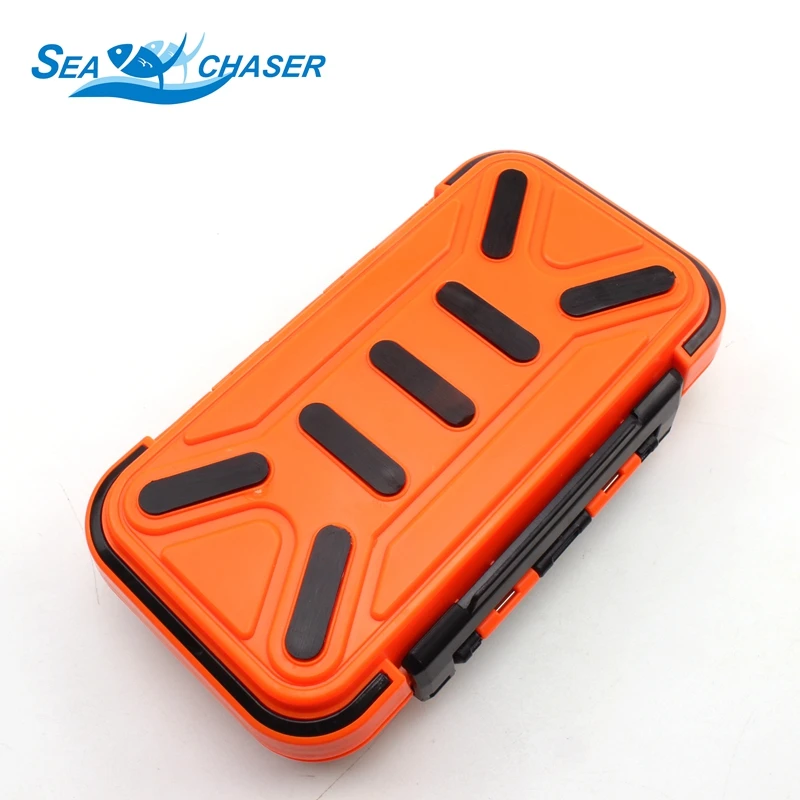 

High Quality 16cm*9cm*4cm Fishing Tackle Box most 16 Lattice Compartments Fish Lure Hook Fishing Accessories Box 2 colors