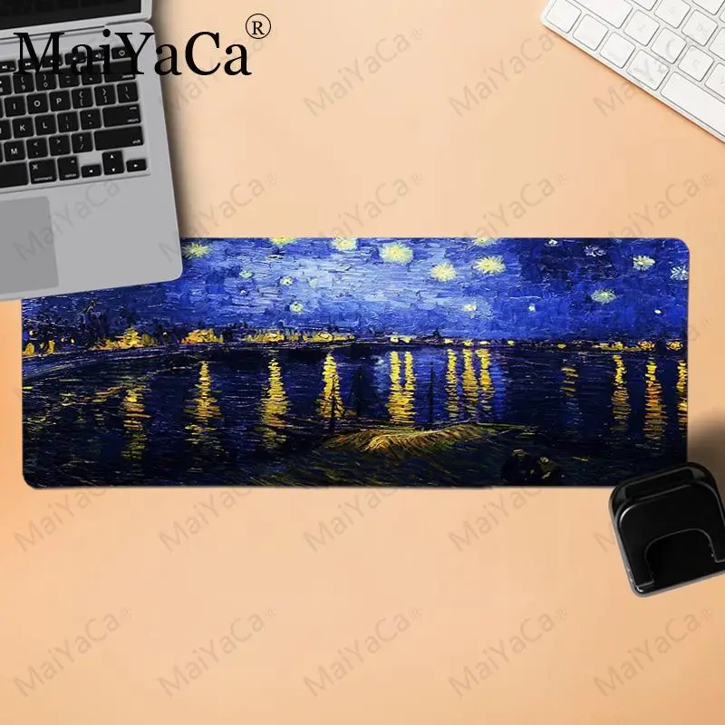 

MaiYaCa Van Gogh Starry Night Comfort Mouse Mat Gaming Mousepad Comfort Mouse Mat Gaming Mousepad