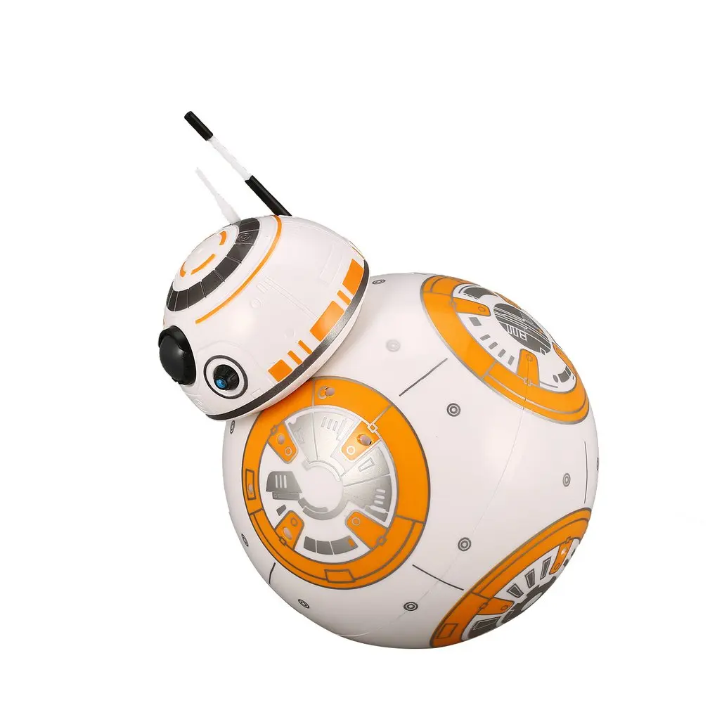 BB-8, 2,4 ГГц, Интеллектуальный робот-мяч для раннего образования, Радиоуправляемый, дистанционное управление, планета, мальчик со звуком, Звездные войны, игрушка для детей