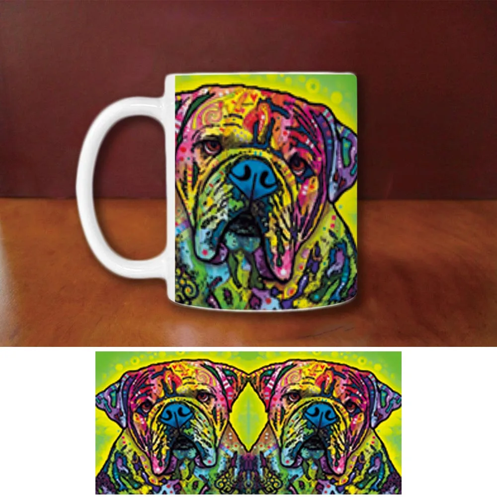 Модный бульдог золотистый ретривер кофейные кружки забавная собака креативные