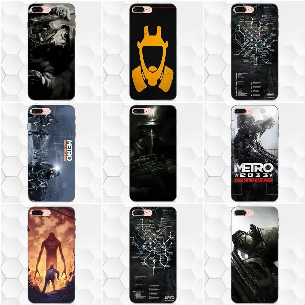 Metro 2033 Последний свет для Apple iPhone X XS Max XR 4 4S 5 5S SE 6 6S 7 8 Plus TPU печать|Бамперы| |