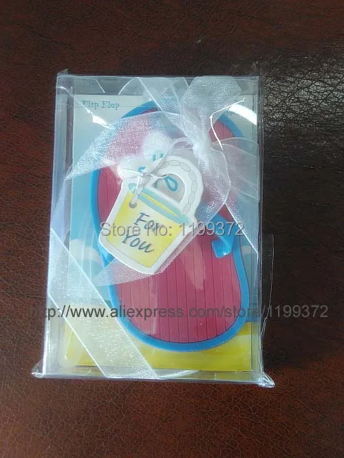 50 шт./лот шлепанцы бирка для багажа пляжный стиль свадебные подарки невесты DHL FEDEX